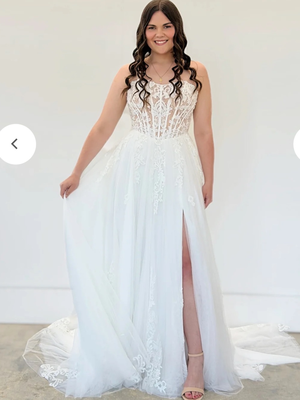 Norman's Bridal, Corset Bodice Wedding Dress